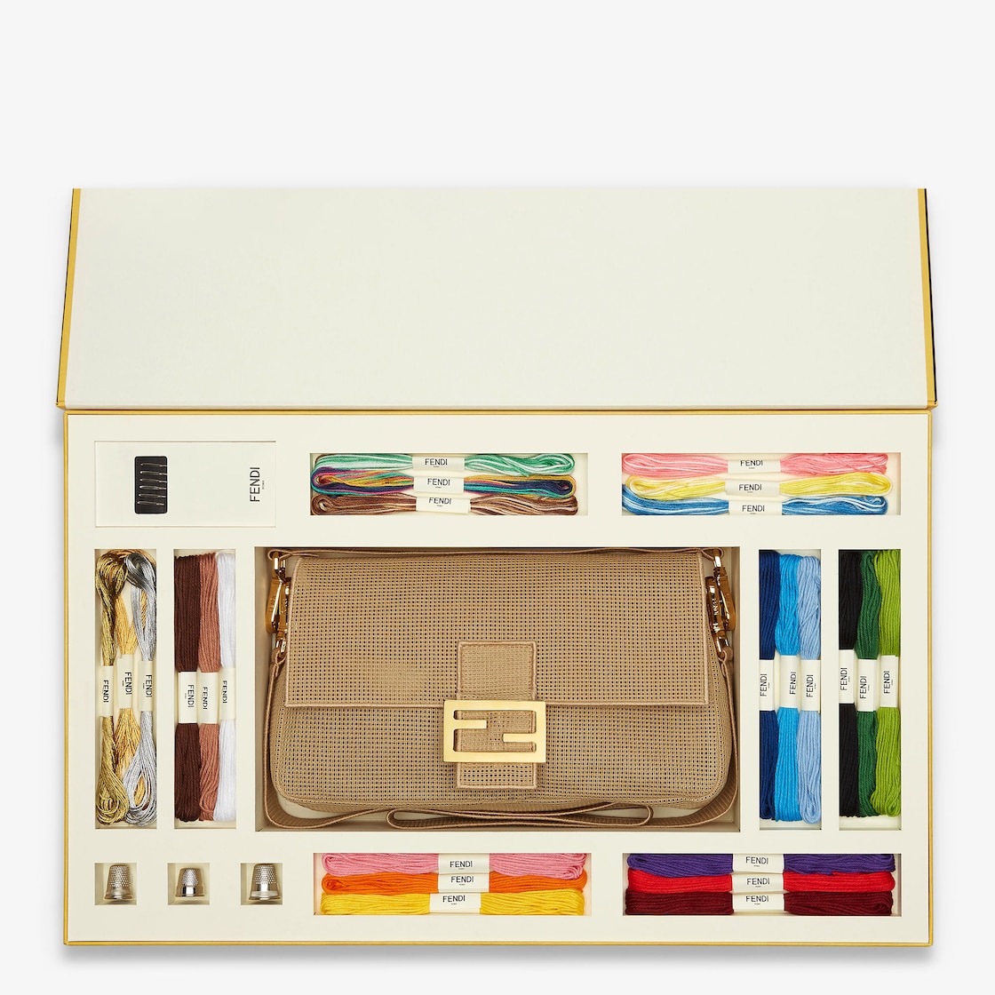 FENDI Baguette Bag with embroidery kit for adding a personal touch - Image 4